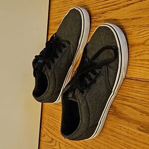 VANS SHOES OFF THE WALL GRAY WHITE 7 MEN'S